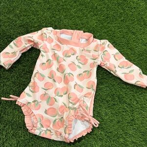 HB Rashguard Ruffle Butt Swimsuit